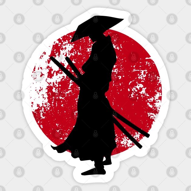 Ronin Samurai Sticker by dewarafoni